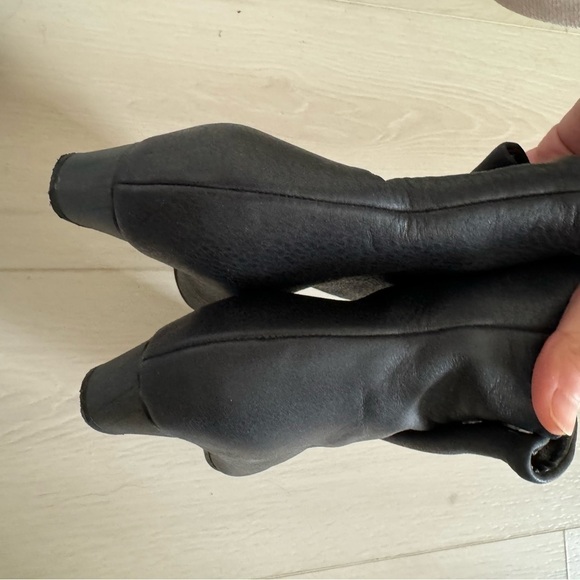 Marc Ellis Snap button fold over leather booties - Picture 7 of 8